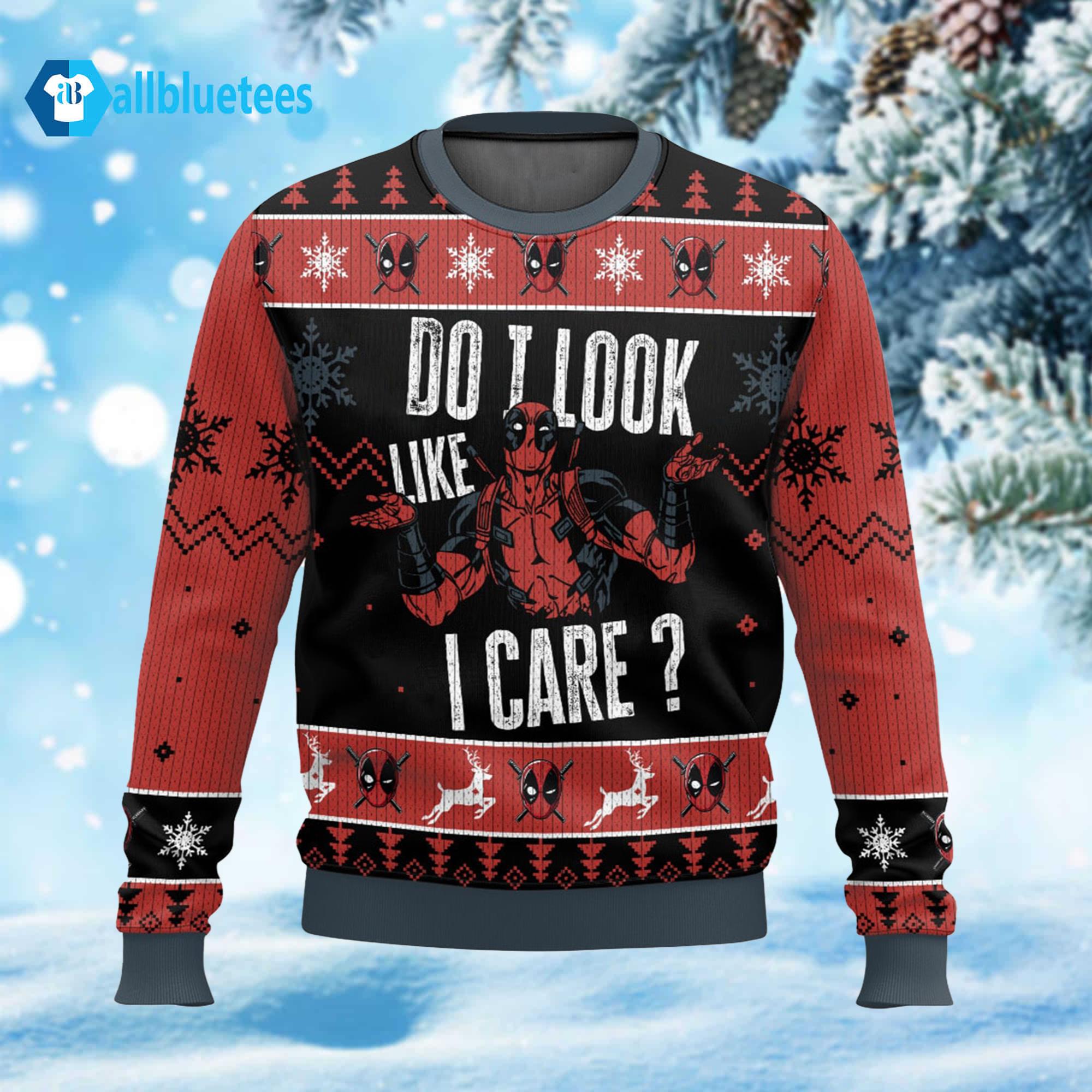 Do I Look Like I Care Ugly Christmas Sweater