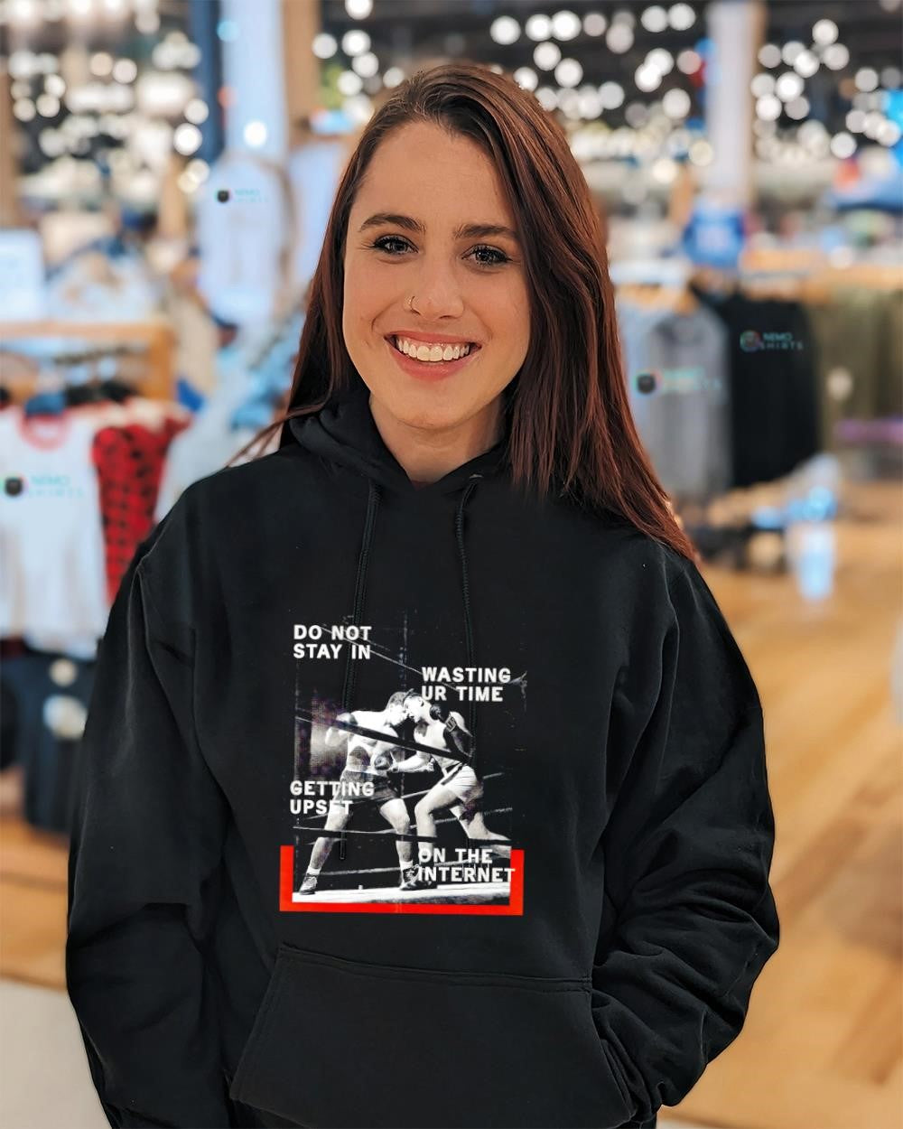 Do not stay in wasting ur time getting upset on the internet shirt