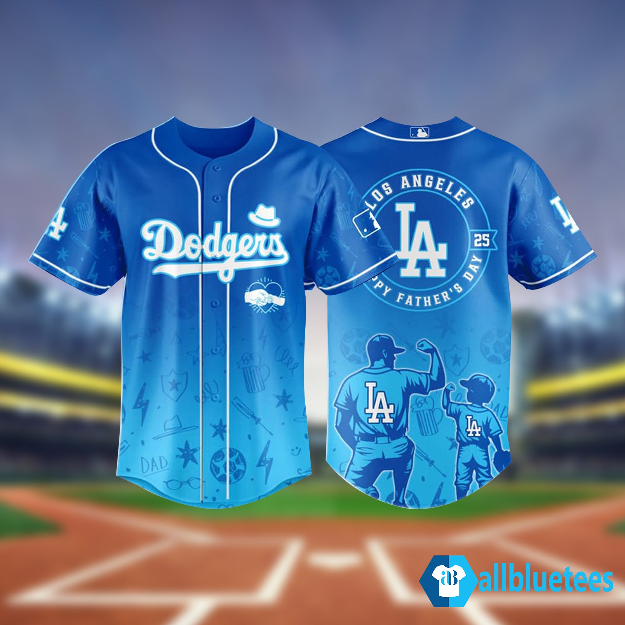 Dodgers Happy Father’s Day Jersey 2025