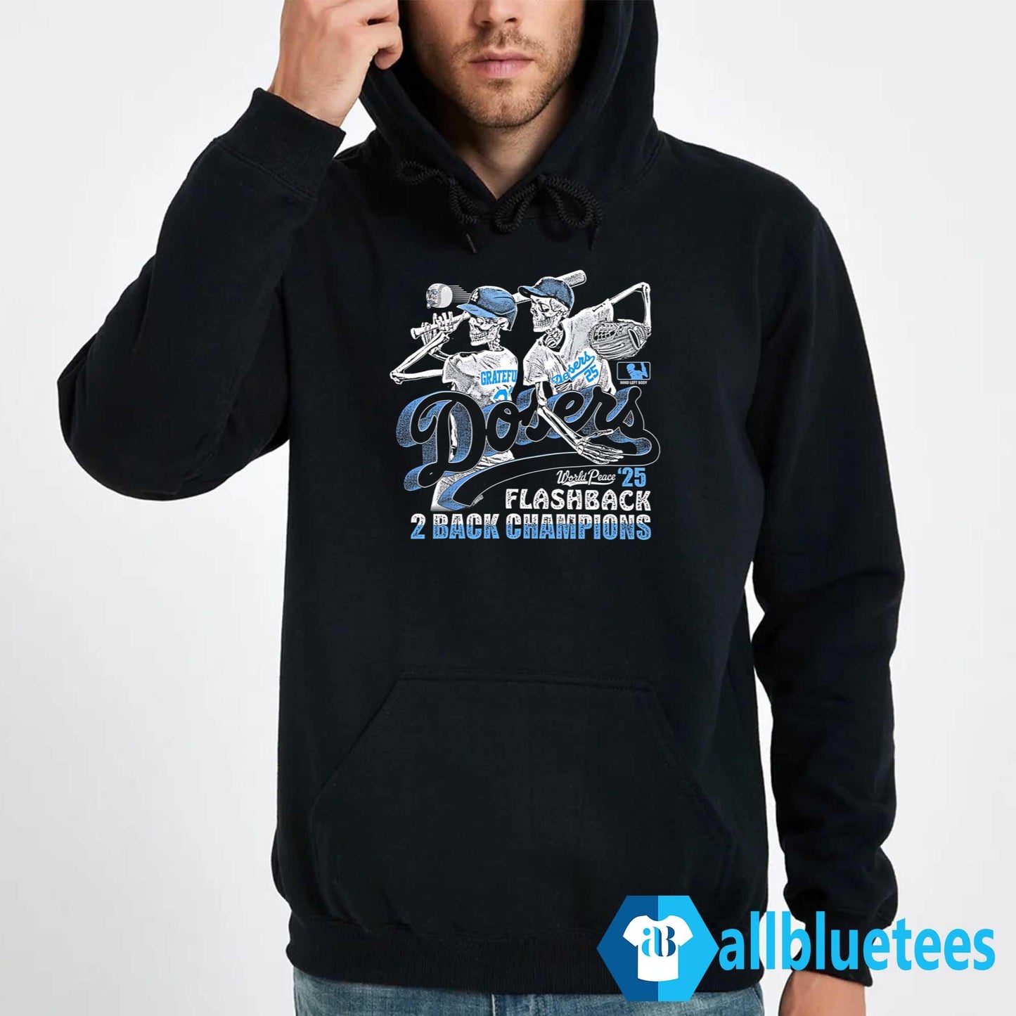 Dodgers Skeleton Flashback 2 Back Champions Shirt