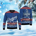 Dodgers World Series Ugly Christmas Sweater