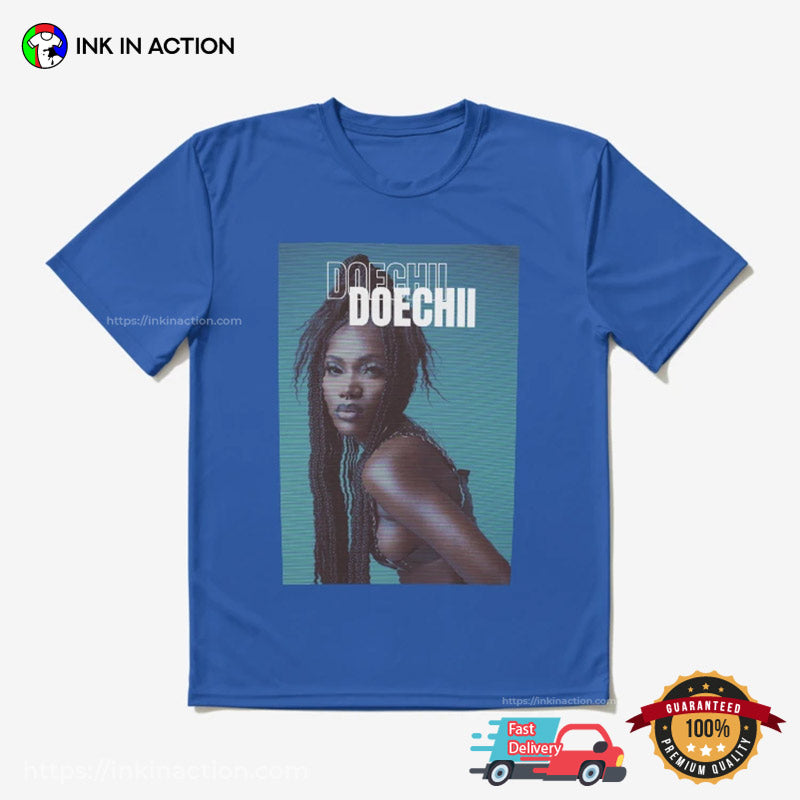 Doechii Portrait Hip Hop Style Tee