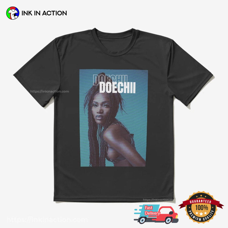 Doechii Portrait Hip Hop Style Tee