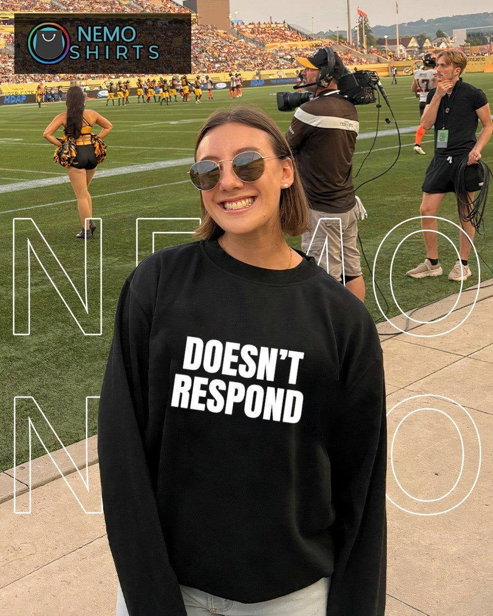 Doesn’t Respond text shirt