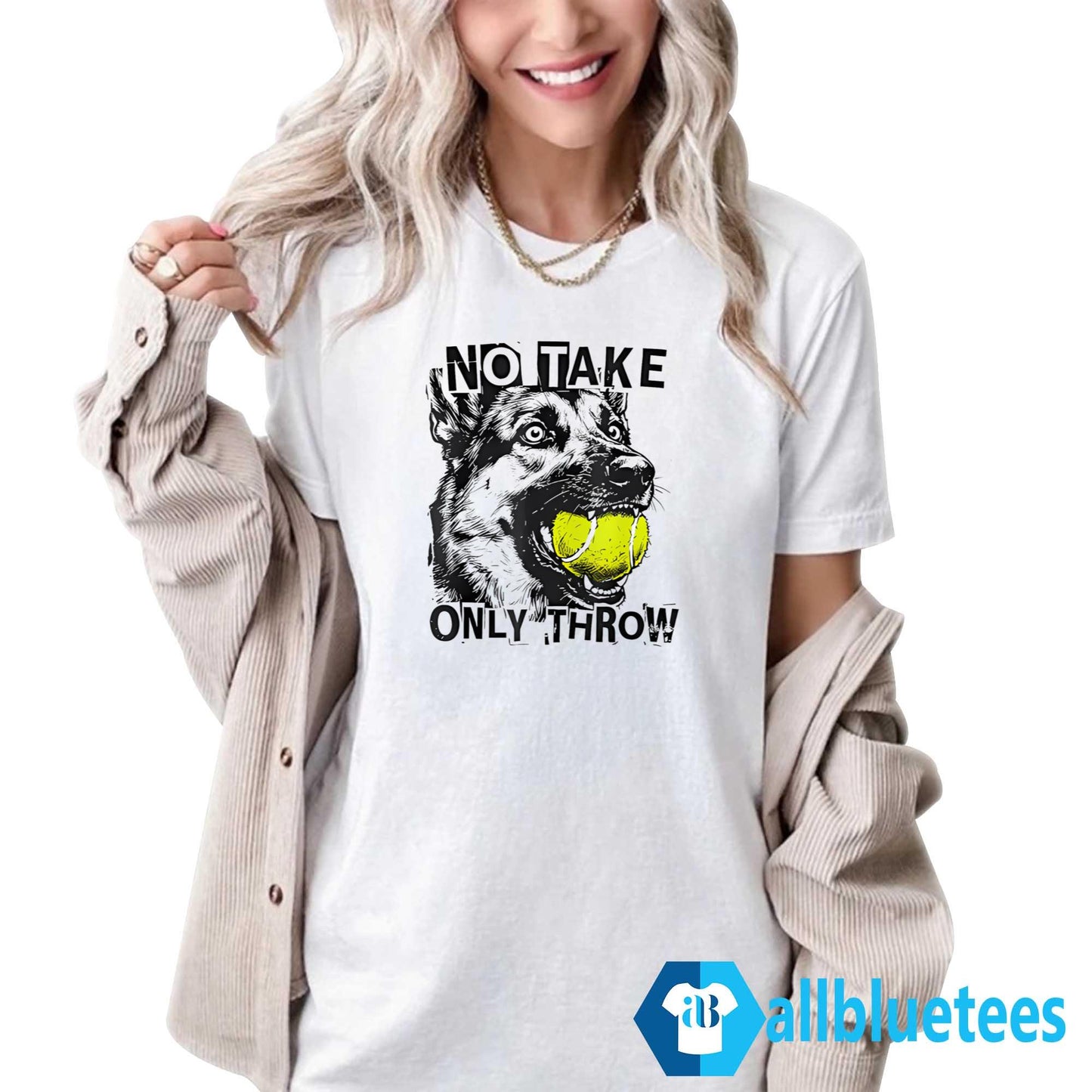 Dog No Take Only Throw Shirt