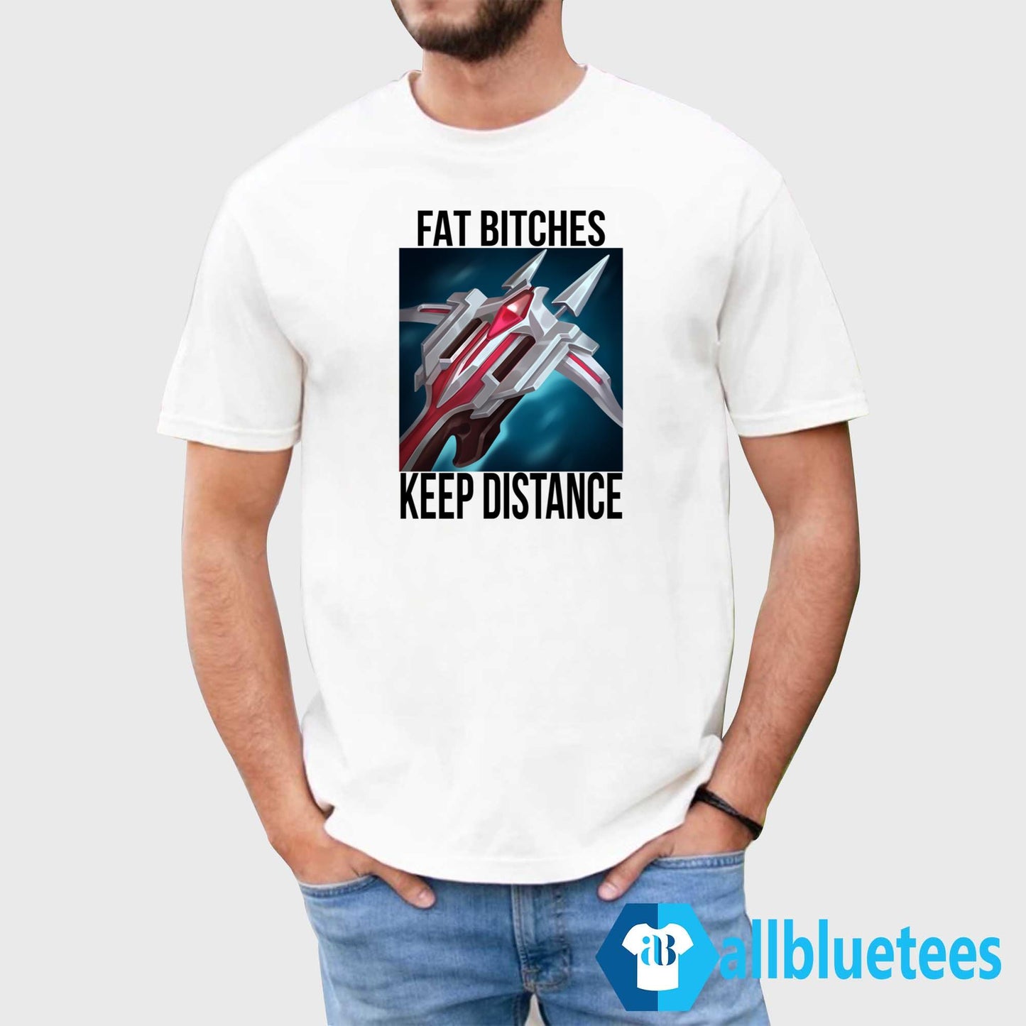 Dominik Fat Bitches Keep Distance Shirt