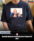 Dominik Mysterio Young Mysterio Playing PSP shirt