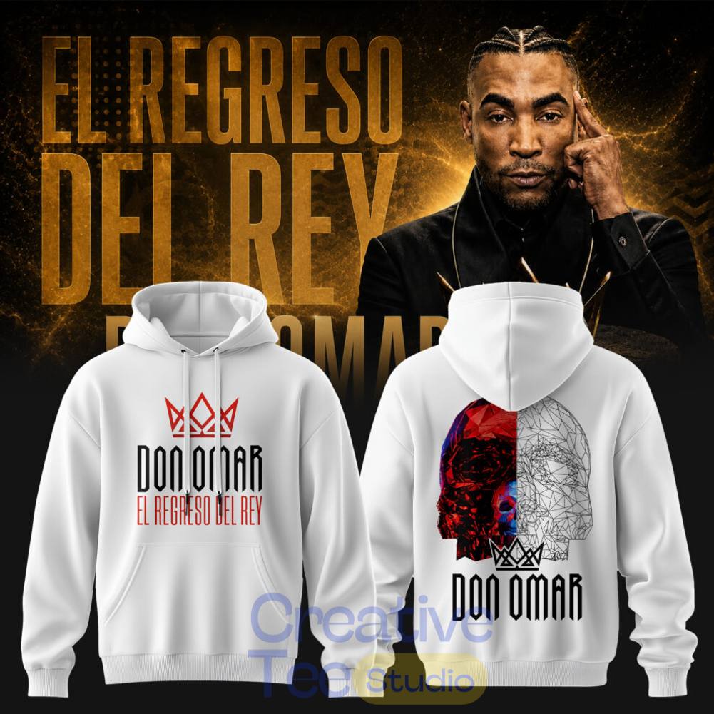 Don Omar El Regreso Del Rey World Tour 2026 Special Tee Hoodie