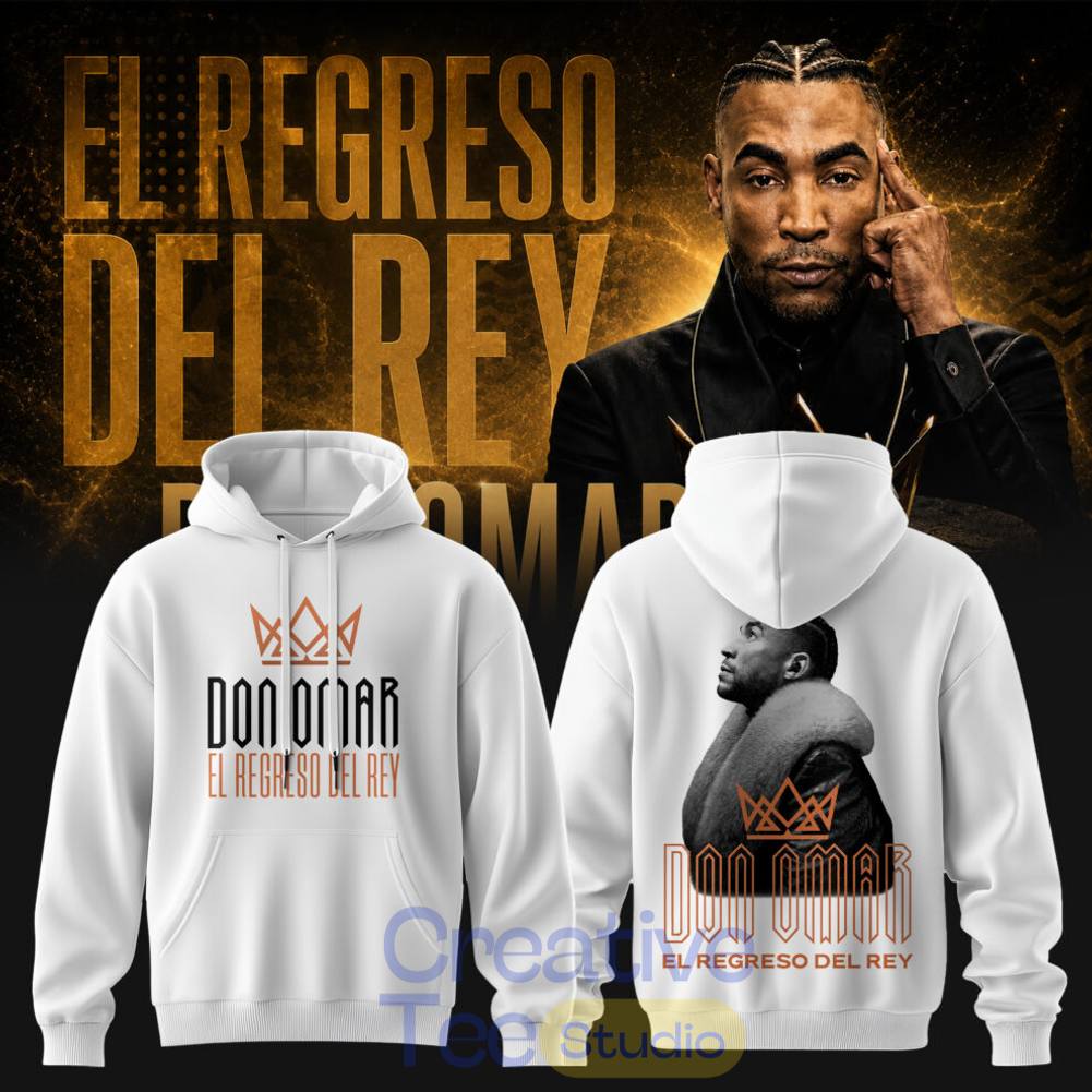 Don Omar El Regreso Del Rey World Tour 2026 Special Tee Hoodie