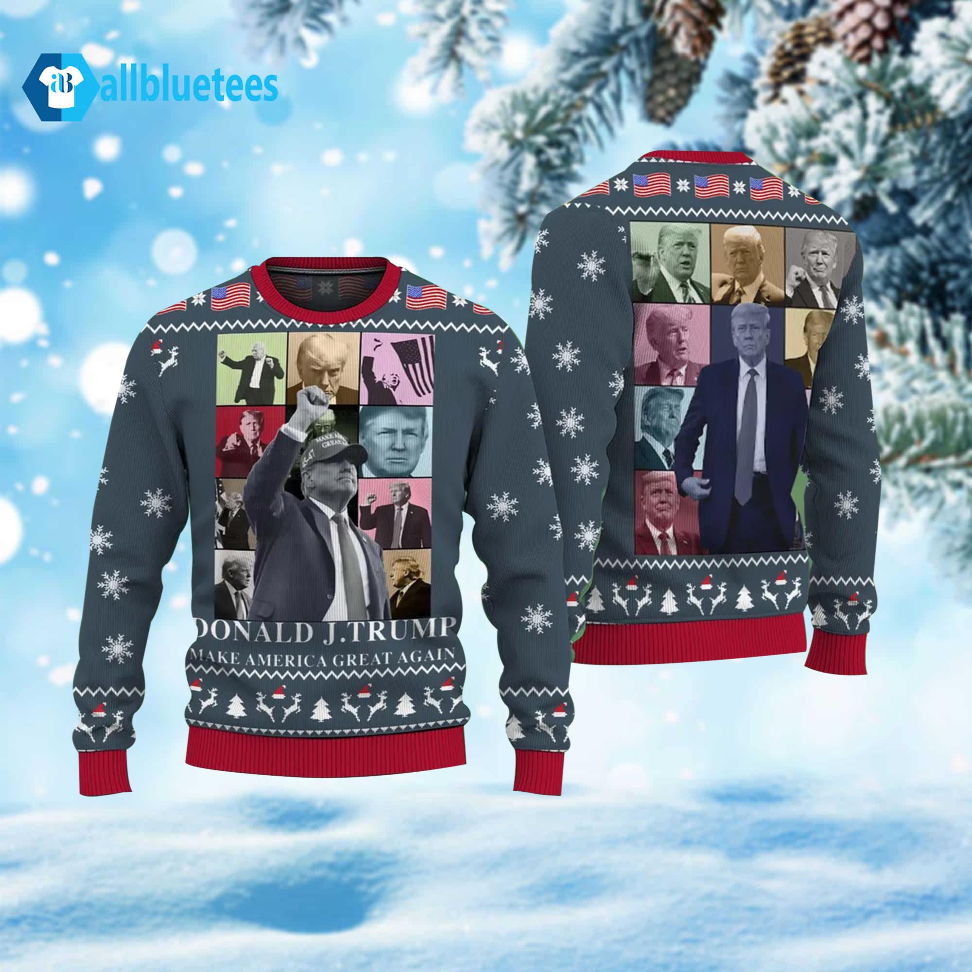 Donald Trump The Eras Tour Ugly Christmas Sweater