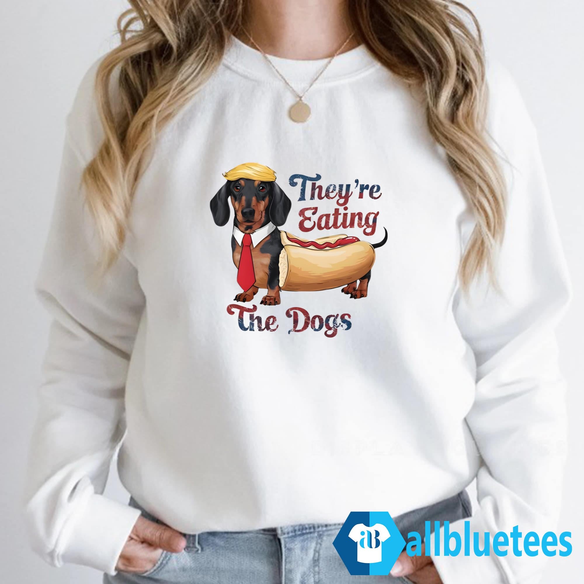 Donald Trump They Are Eating The Dogs Hotdog Shirt