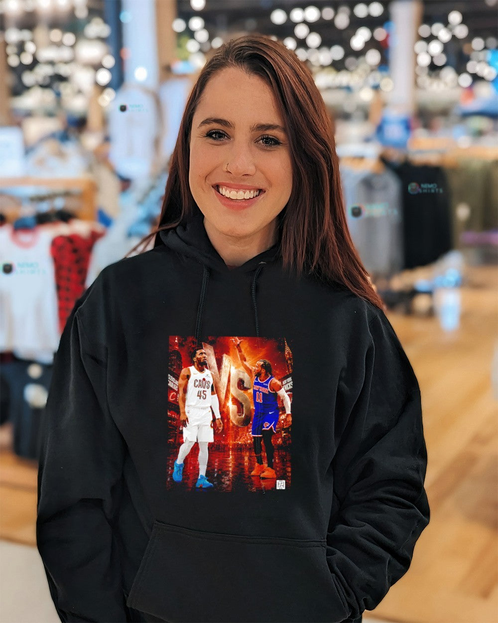 Donovan Mitchell Cavaliers vs Jalen Brunson NY Knicks matchup teams shirt