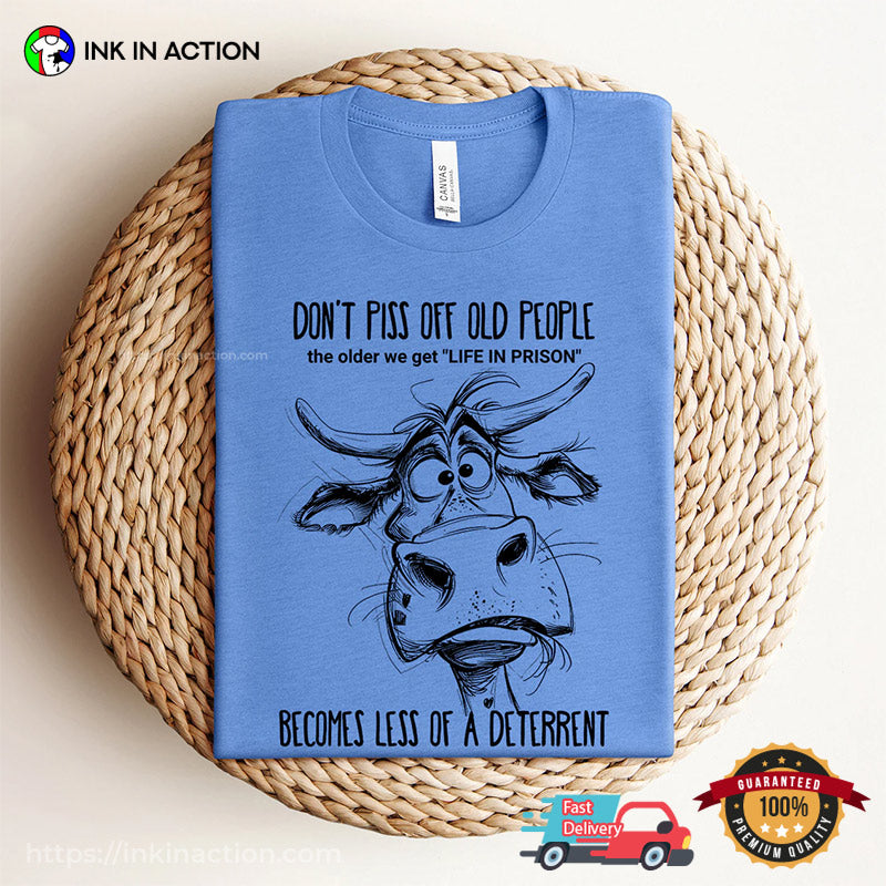 Don’t Piss Off Old People Funny Comfort Colors T-shirt