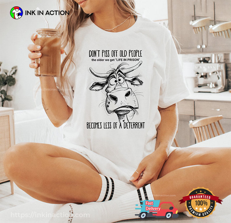 Don’t Piss Off Old People Funny Comfort Colors T-shirt