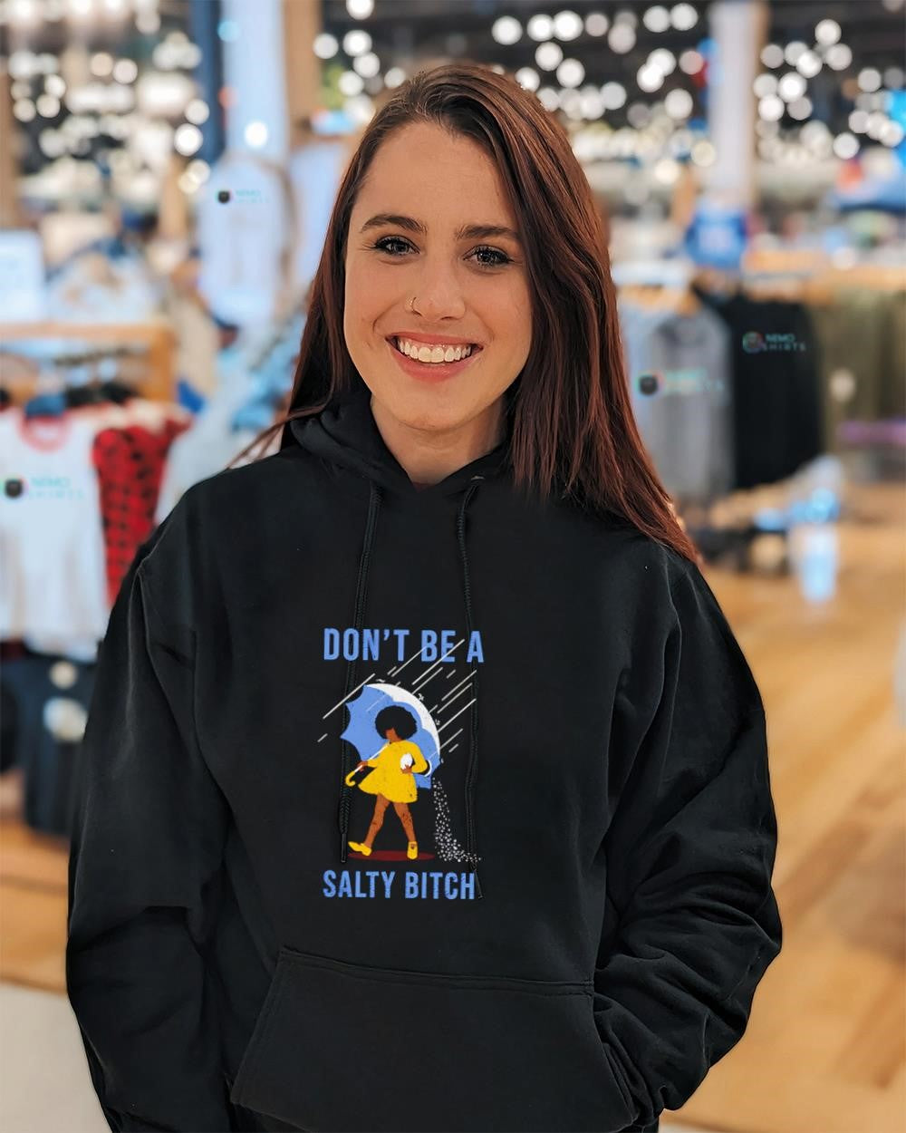 Don’t be a salty bitch umbrella shirt