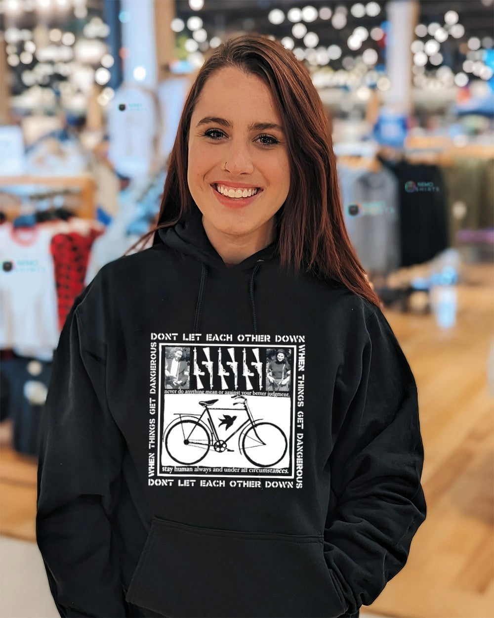 Don’t let each other down when thing get dangerous don shirt