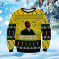 Don’t Make Me Will Smith You Ugly Christmas Sweater