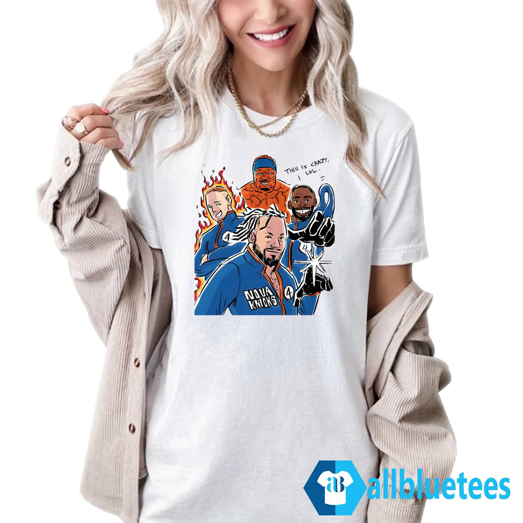 Donte Divincenzo Josh Hart Mikal Bridges Jalen Brunson Fantastic Four Shirt