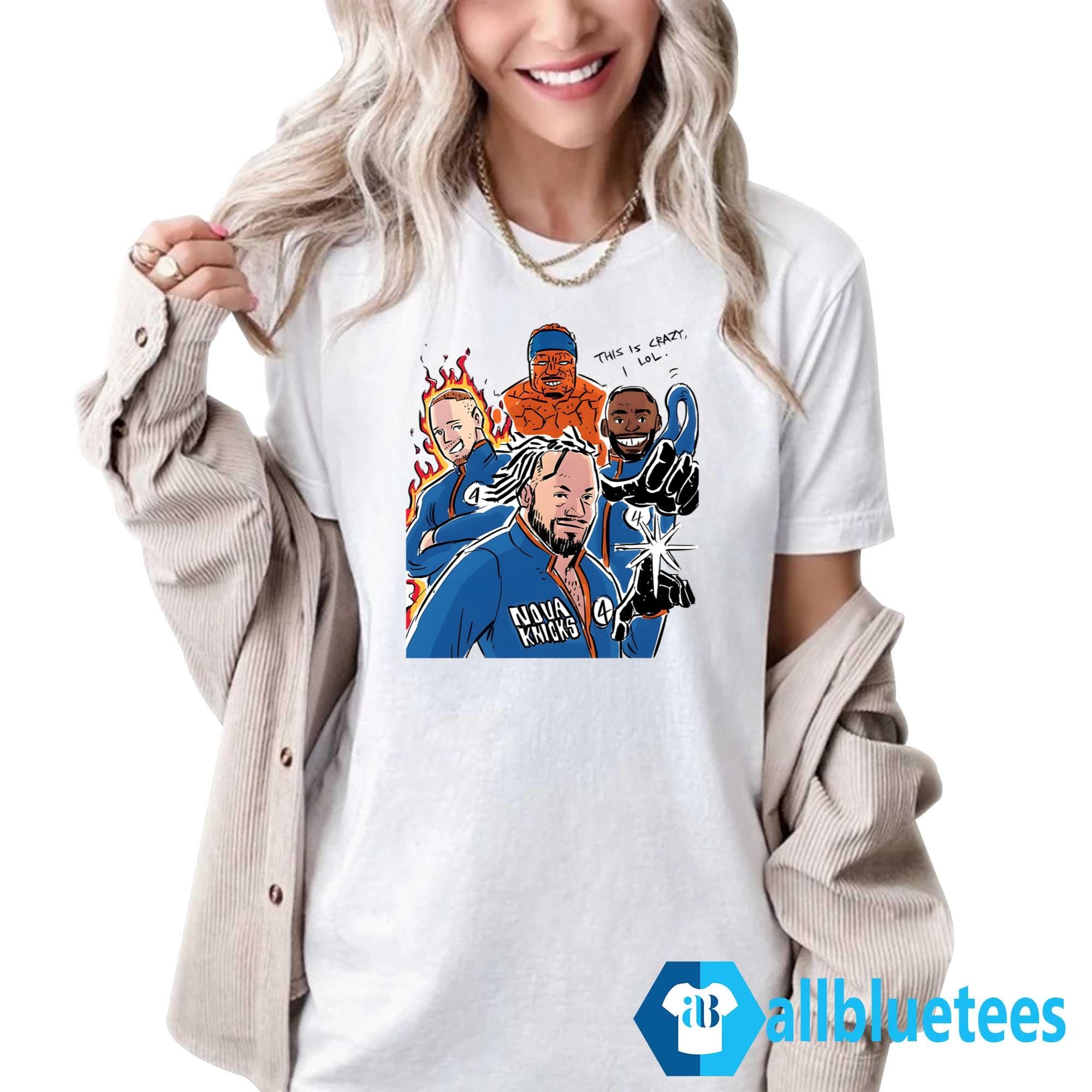 Donte Divincenzo Josh Hart Mikal Bridges Jalen Brunson Fantastic Four Shirt