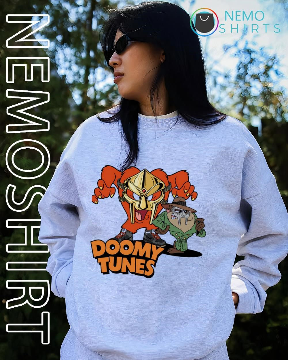 Doomy Tunes Looney Tunes character Taz shirt
