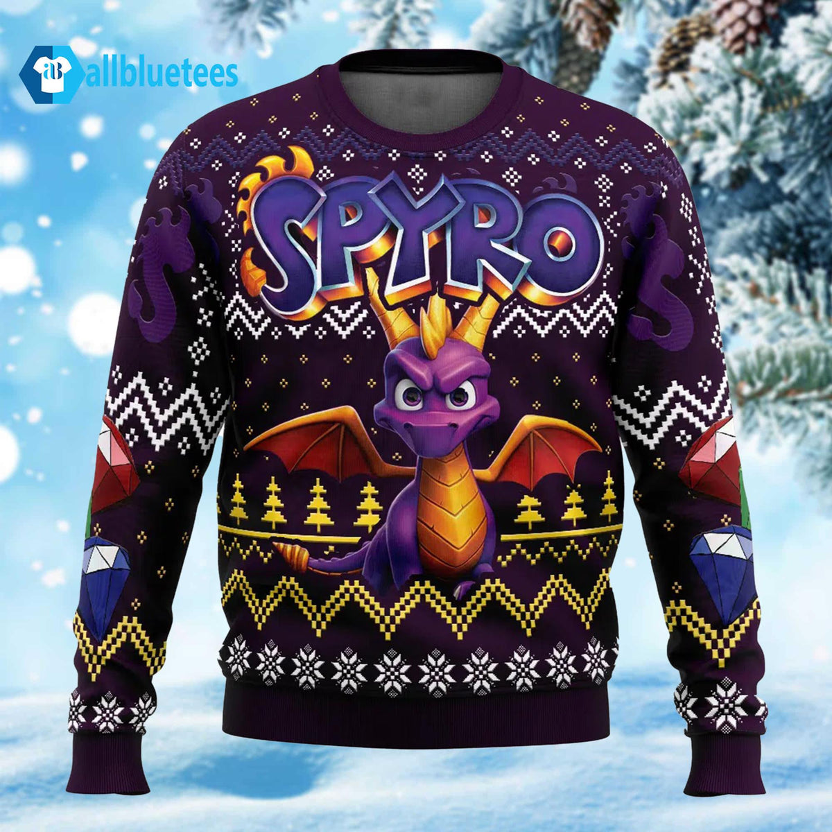 Dragon Spyro Christmas Sweater