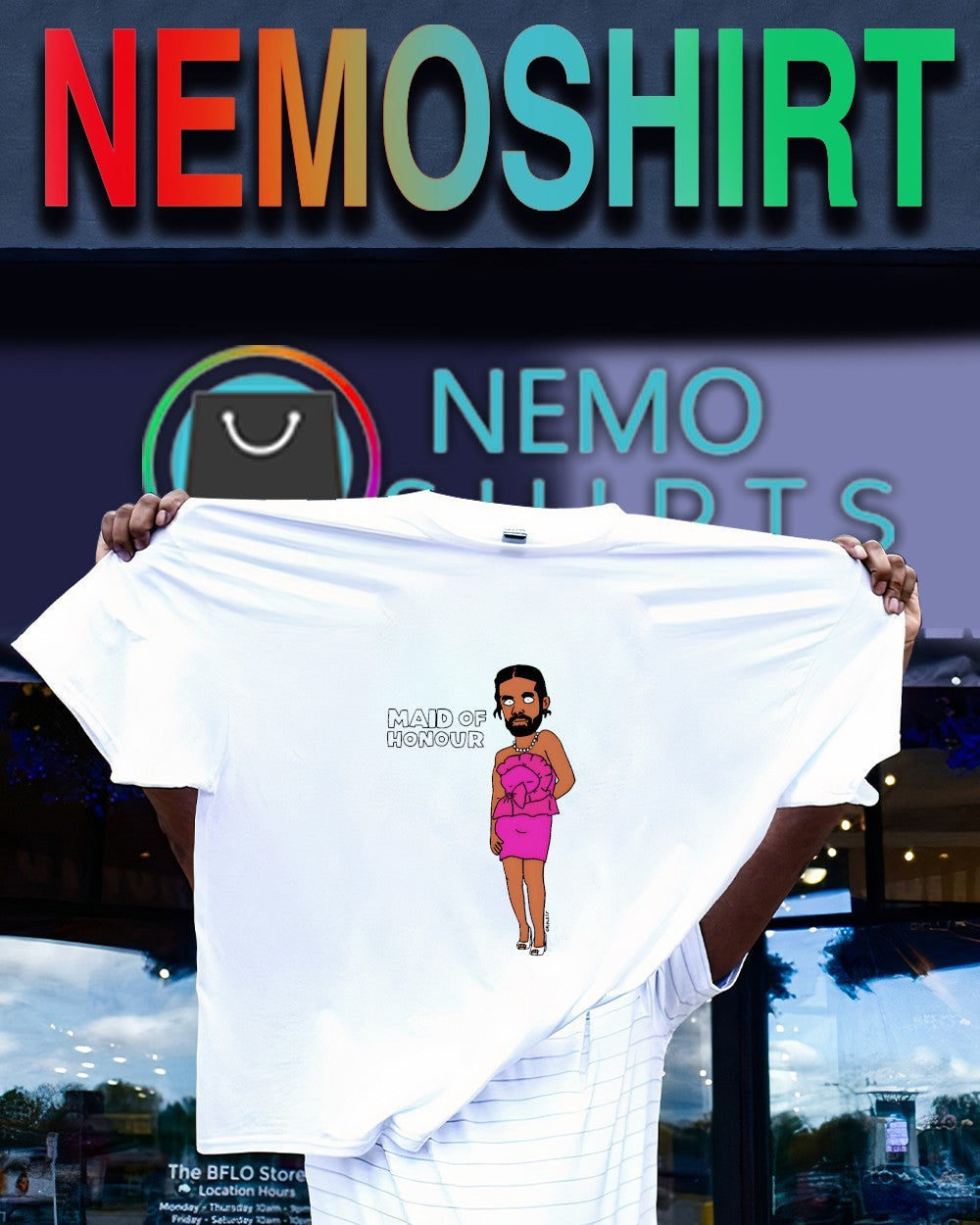 Drake Maid of Honour parody shirt