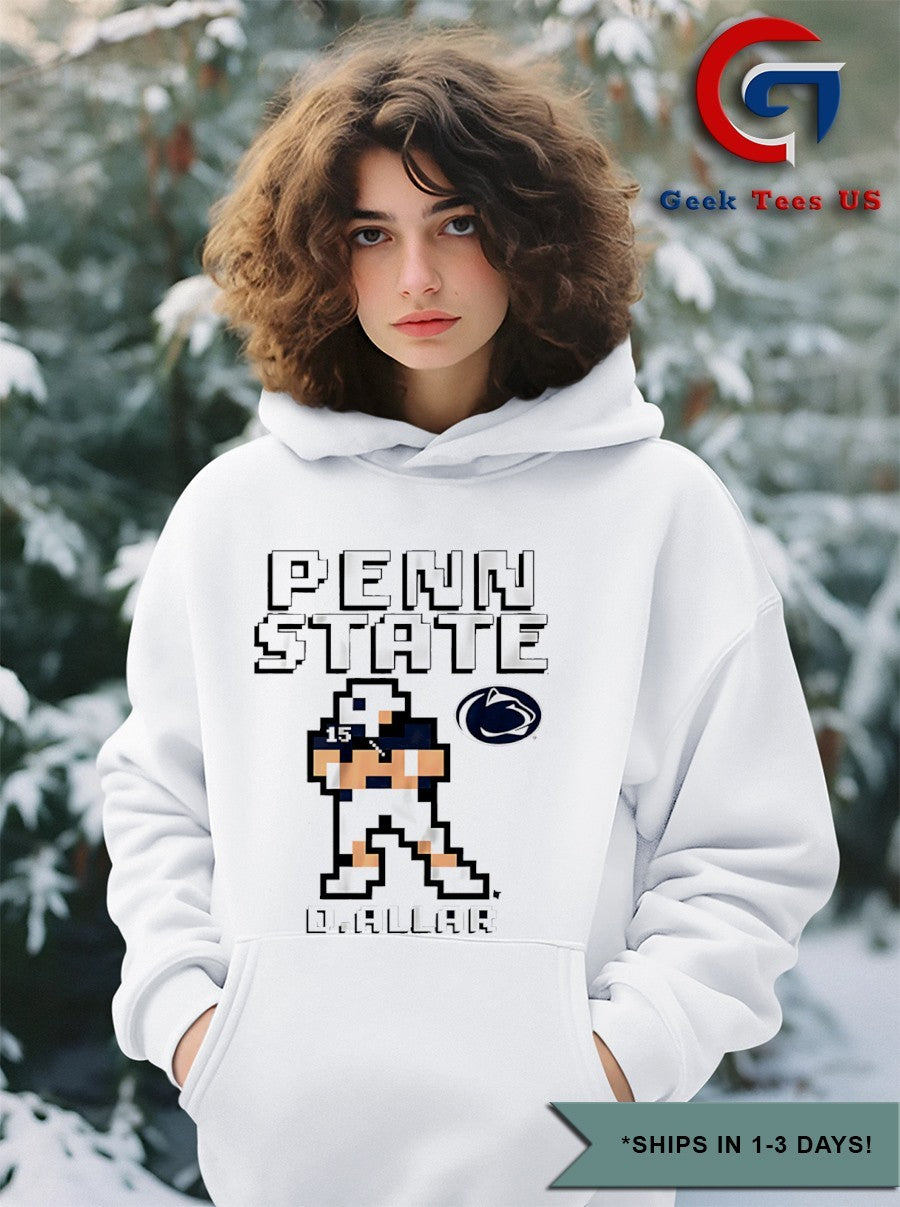 Drew Allar Penn State Nittany Lions football 8 bit retro baller shirt