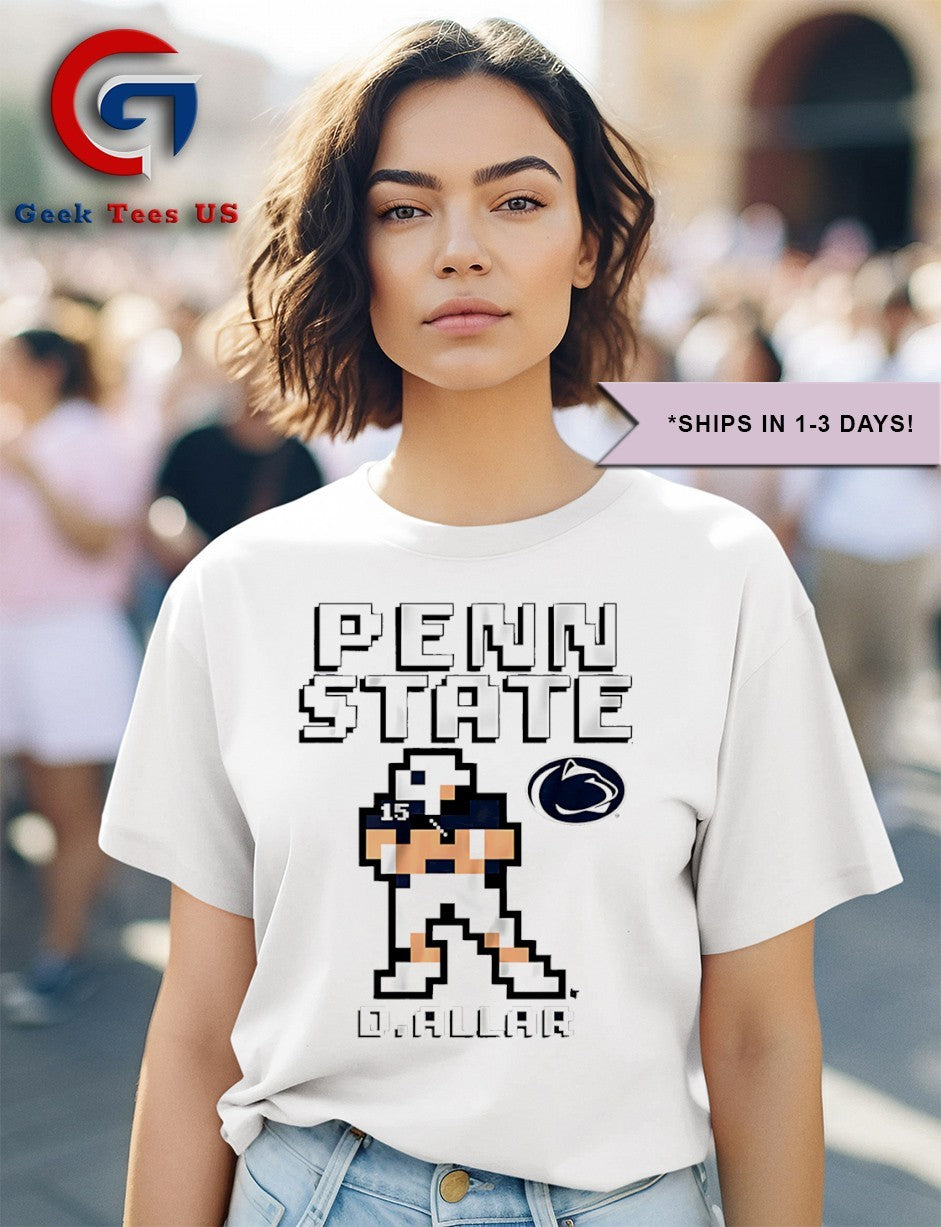 Drew Allar Penn State Nittany Lions football 8 bit retro baller shirt