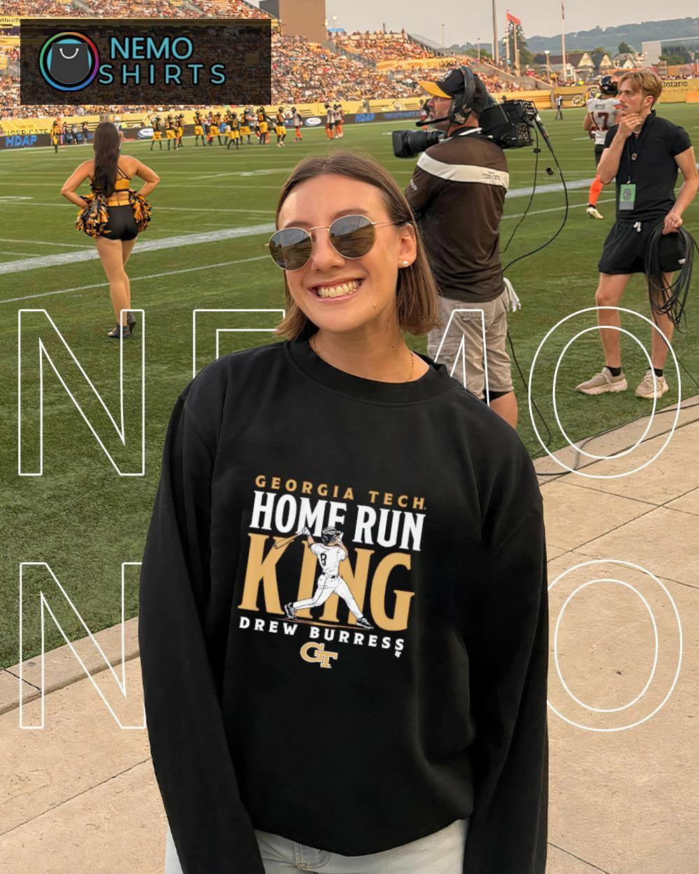 Drew Burress Georgia Tech baseball home run king shirt