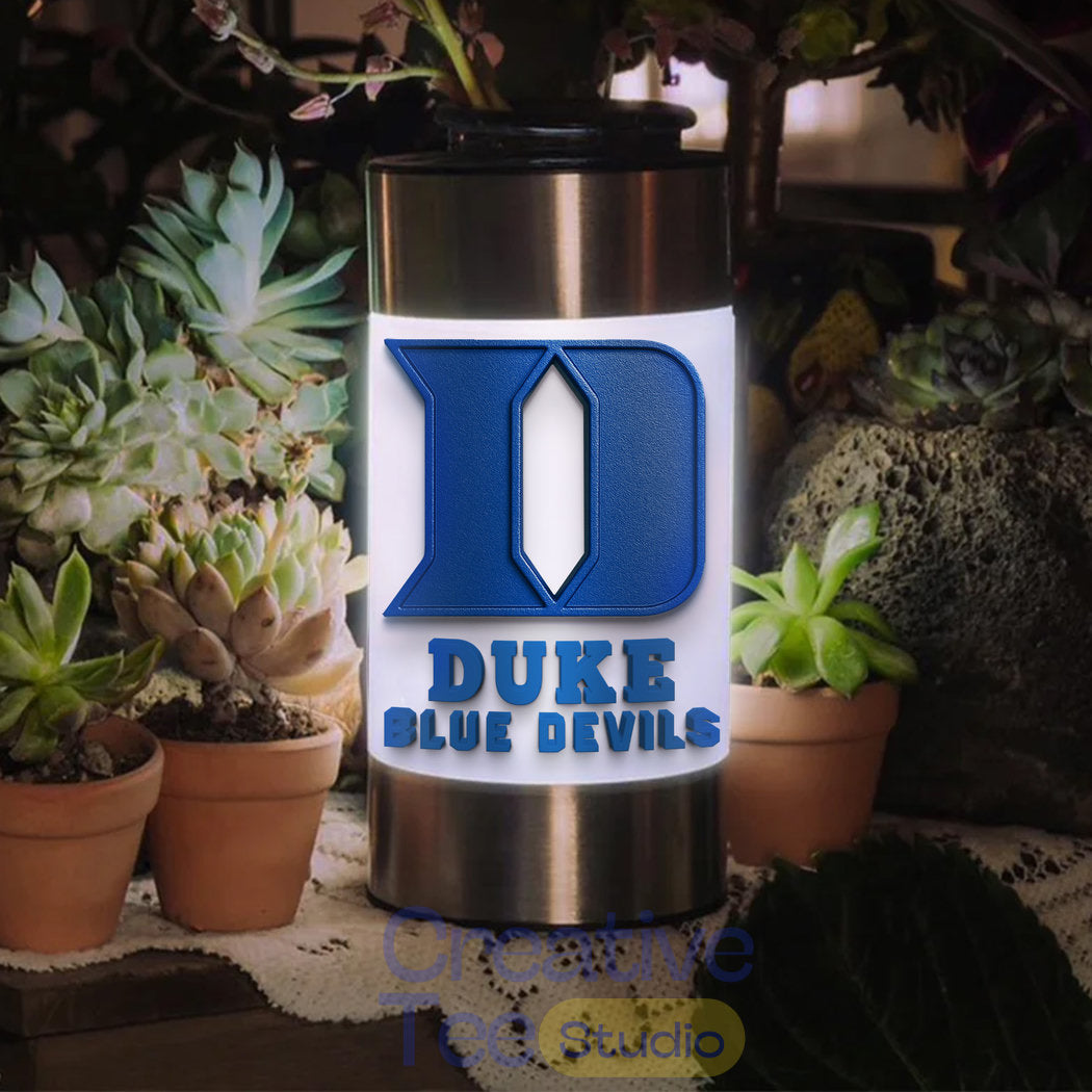 Duke Blue Devils Waterproof Solar Garden Light