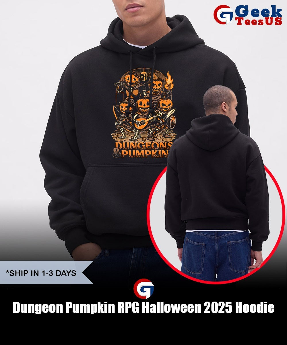 Dungeon Pumpkin RPG Halloween 2025 shirt