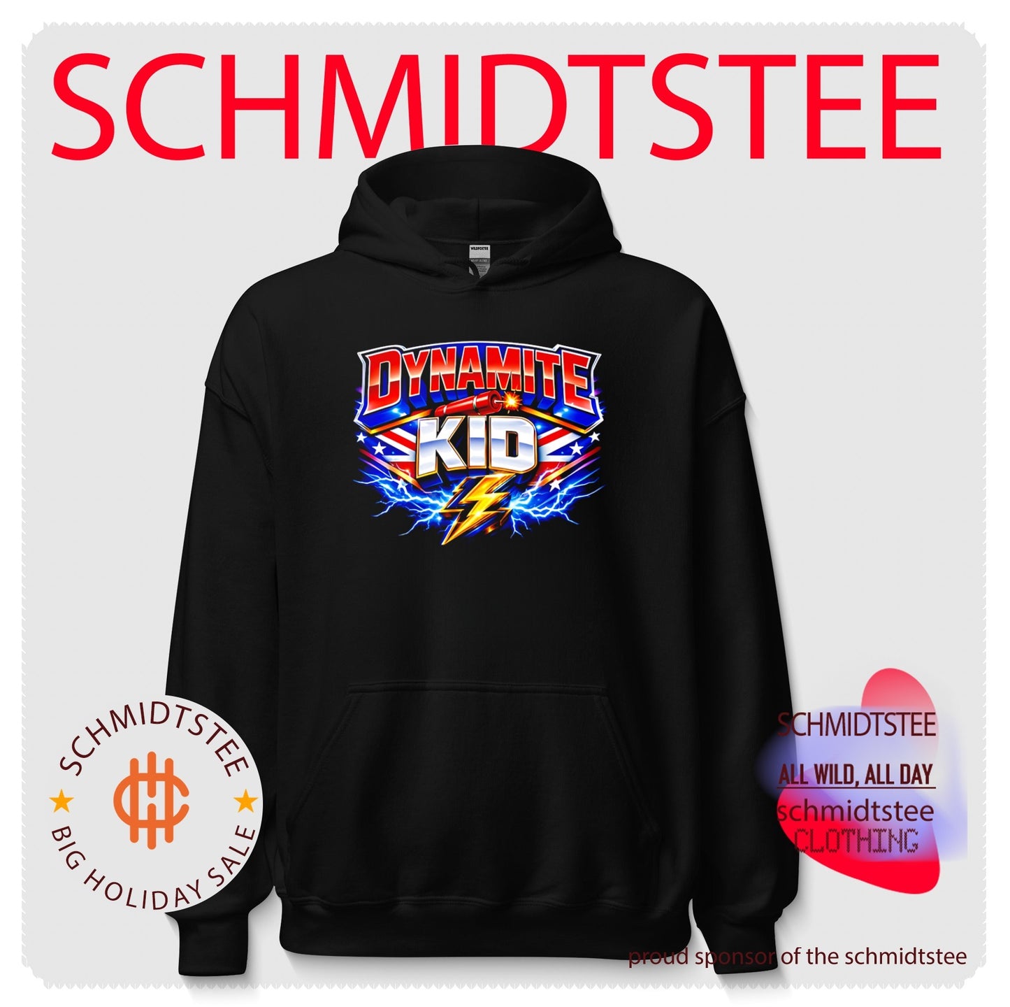 Dynamite Kid logo graphic shirt