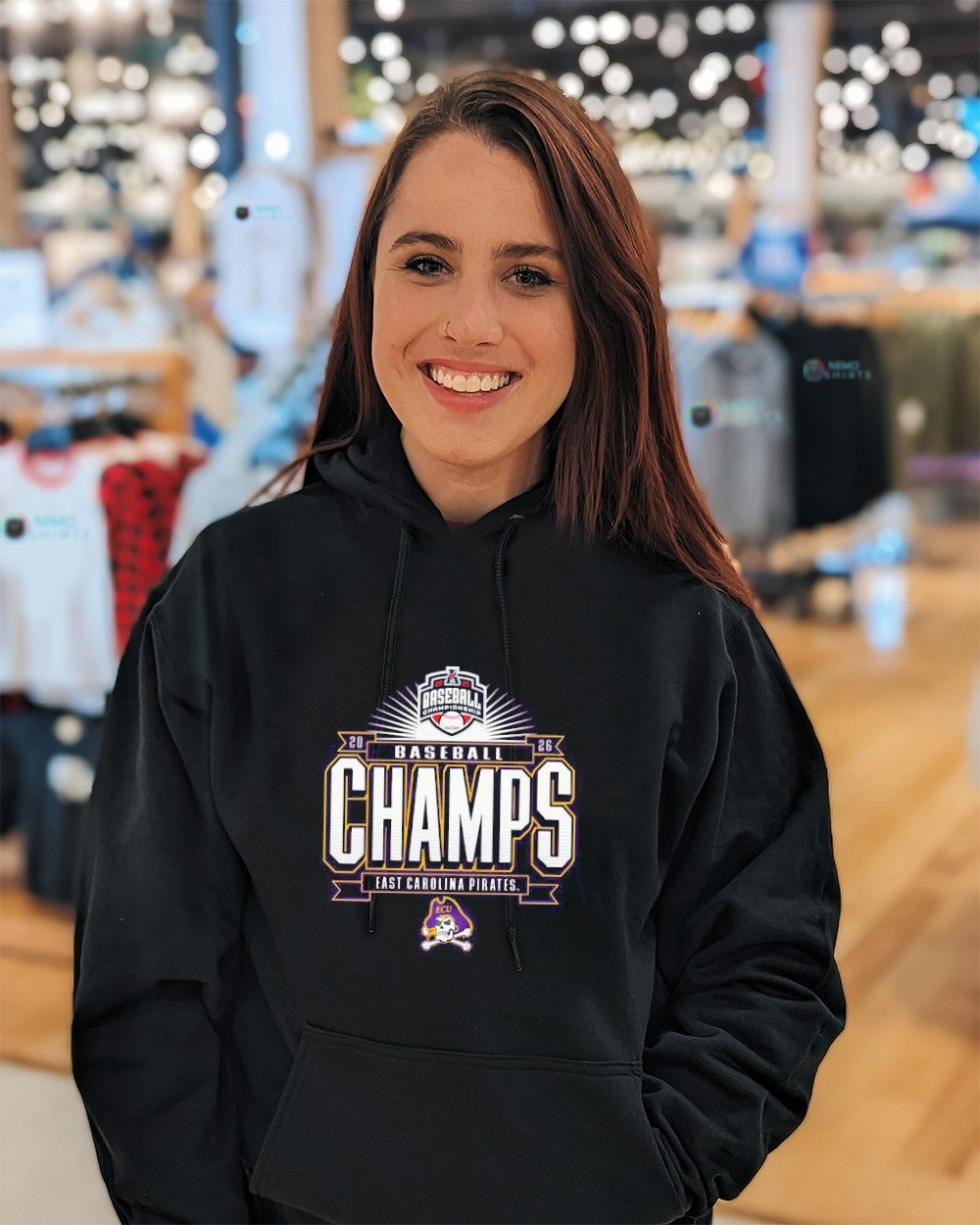 ECU Pirates 2026 American Conference baseball champions shirt