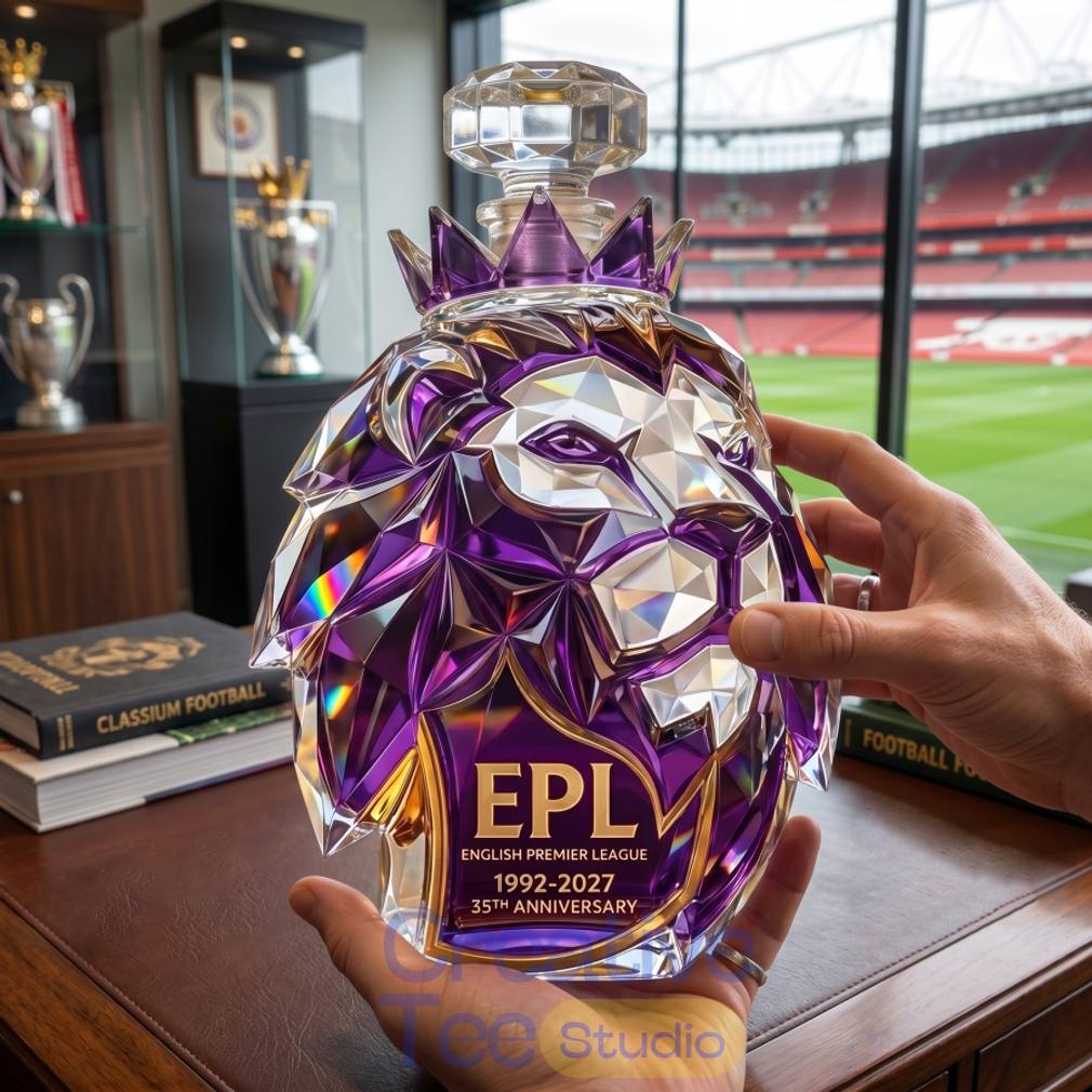 EPL 1992-2027 35th Anniversary Whiskey Bottle