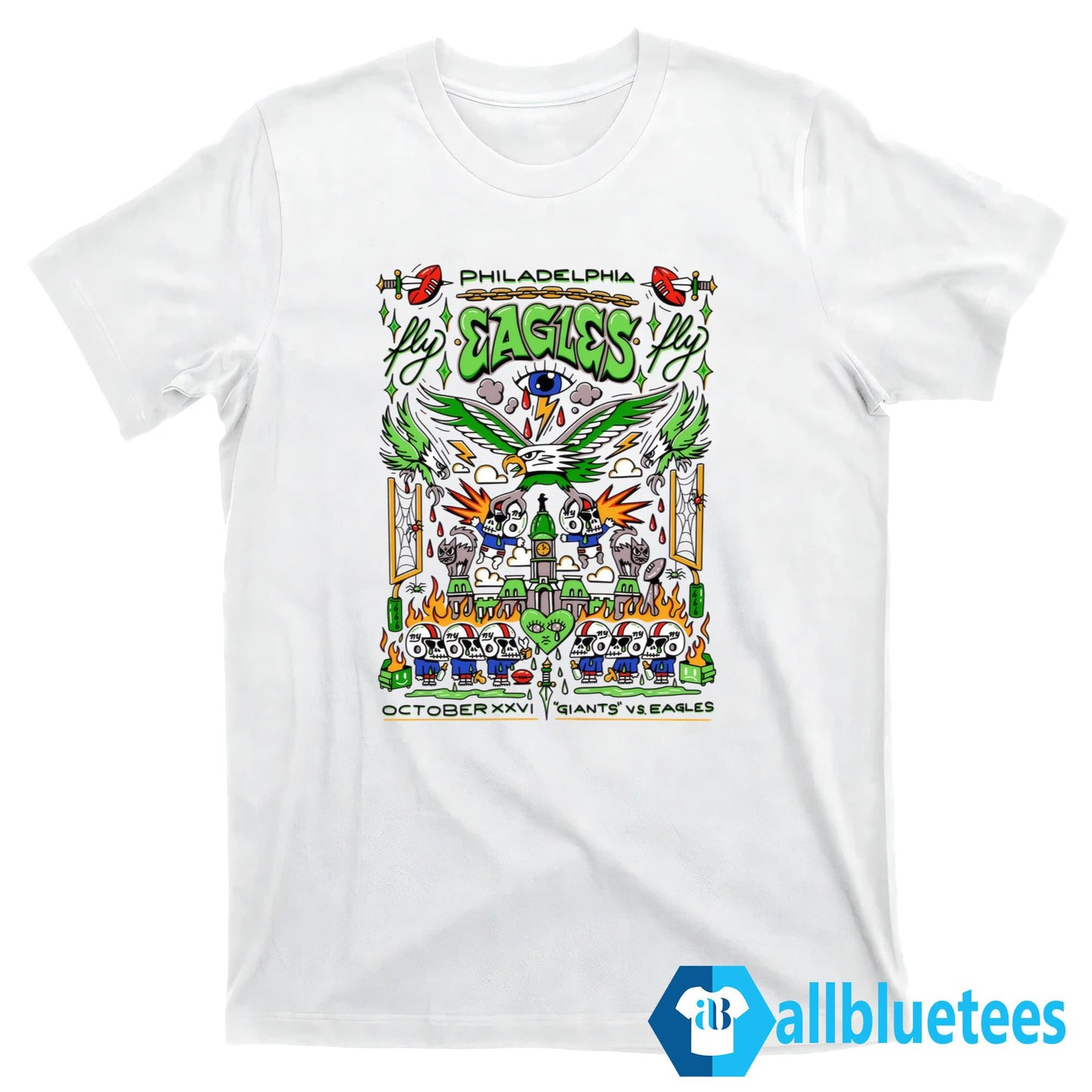 Eagles October XXVI Giants Vs Eagles Shirt