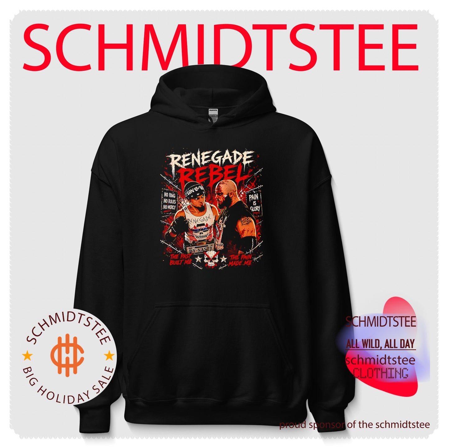 Eddie Kingston vs Jon Moxley renegade rebel graphic shirt