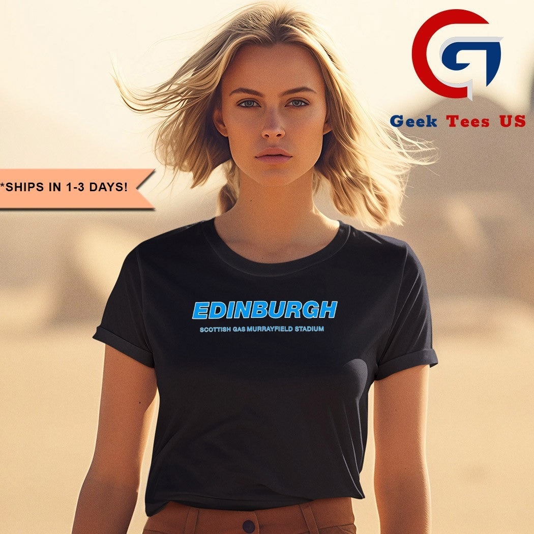 Edinburgh scottish gas Murrayfield Stadium shirt