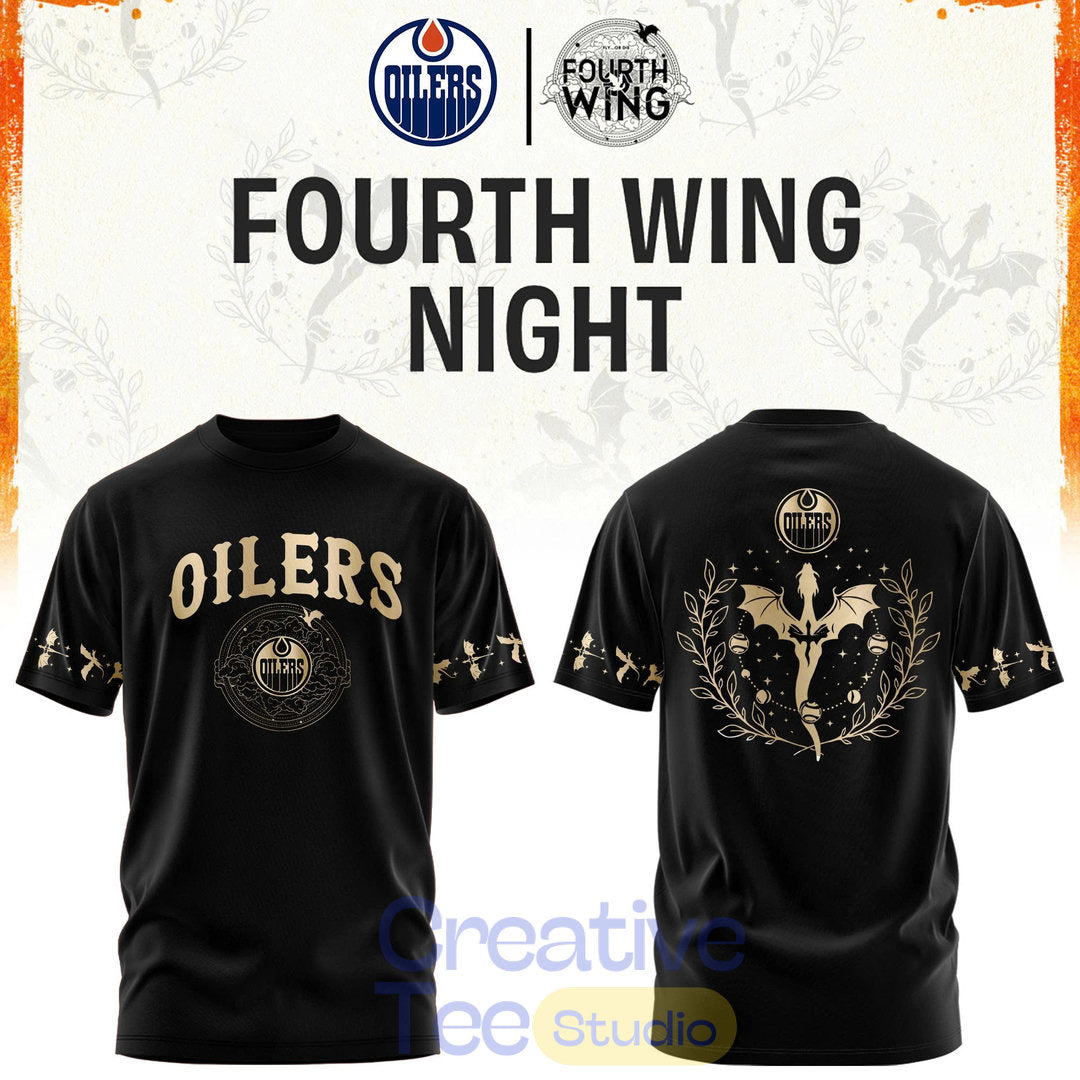 Edmonton Oilers Fourth Wings Night Limited Edition Hoodie