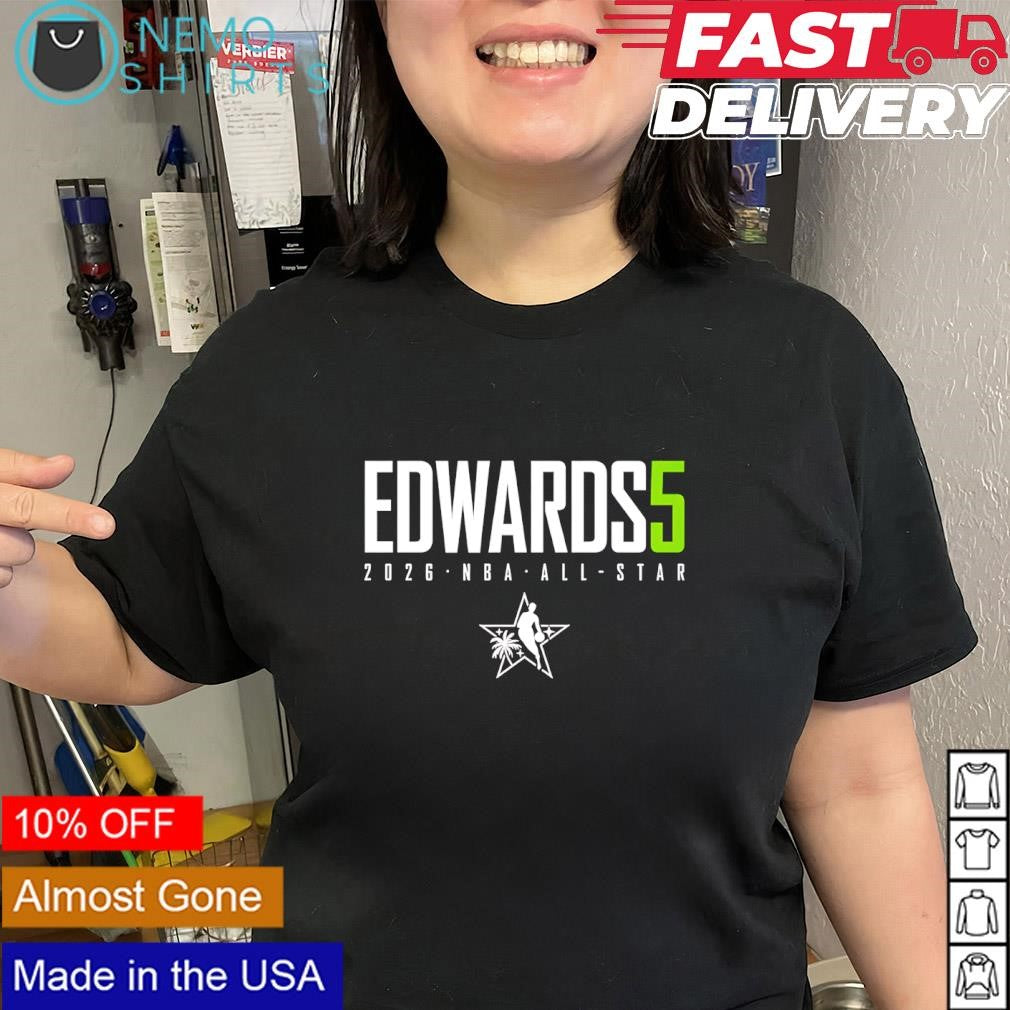 Edwards5 Minnesota Timberwolves 2026 NBA All-Star shirt