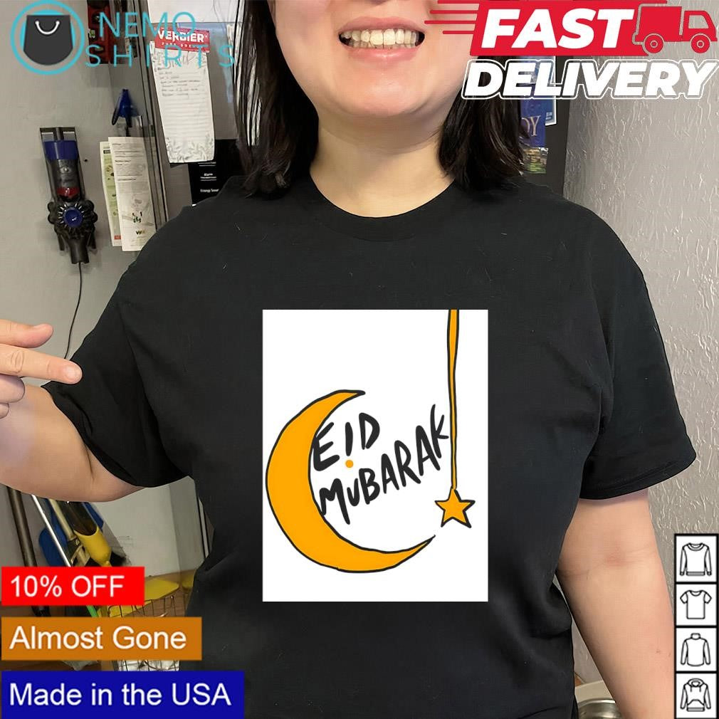 Eid Mubarak moon star shirt