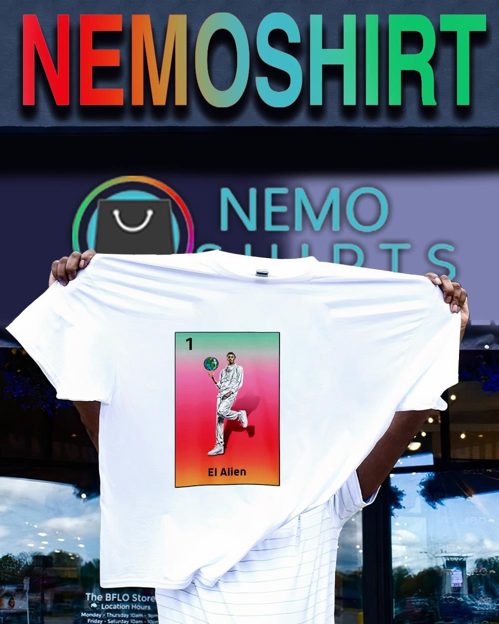 El Alien Victor Wembanyama card shirt