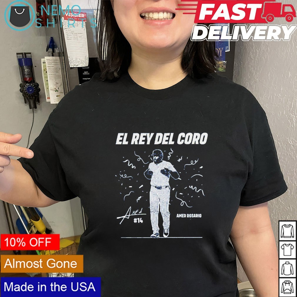 El rey del coro Amed Rosario New York Yankees shirt