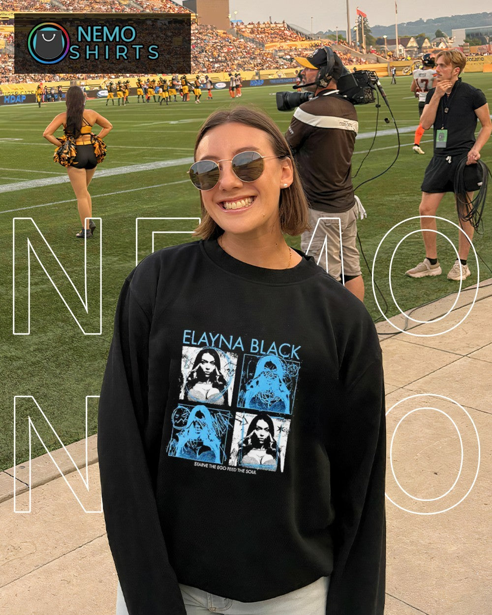 Elayna Black starve the ego feed the soul shirt