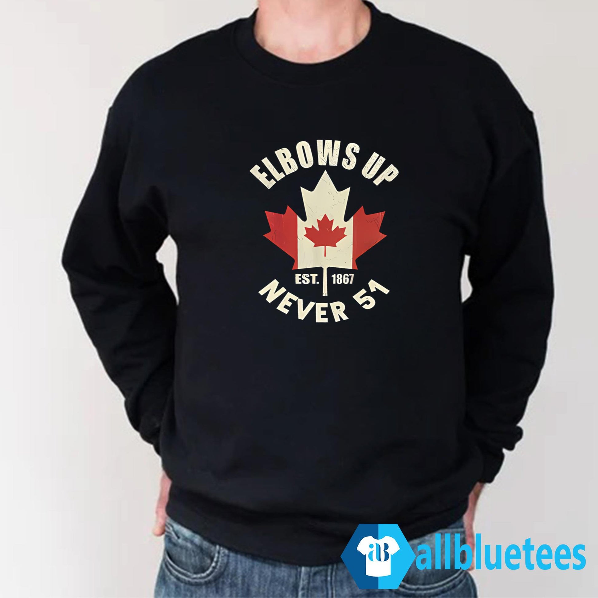 Elbows Up Est. 1867 Never 51 Shirt