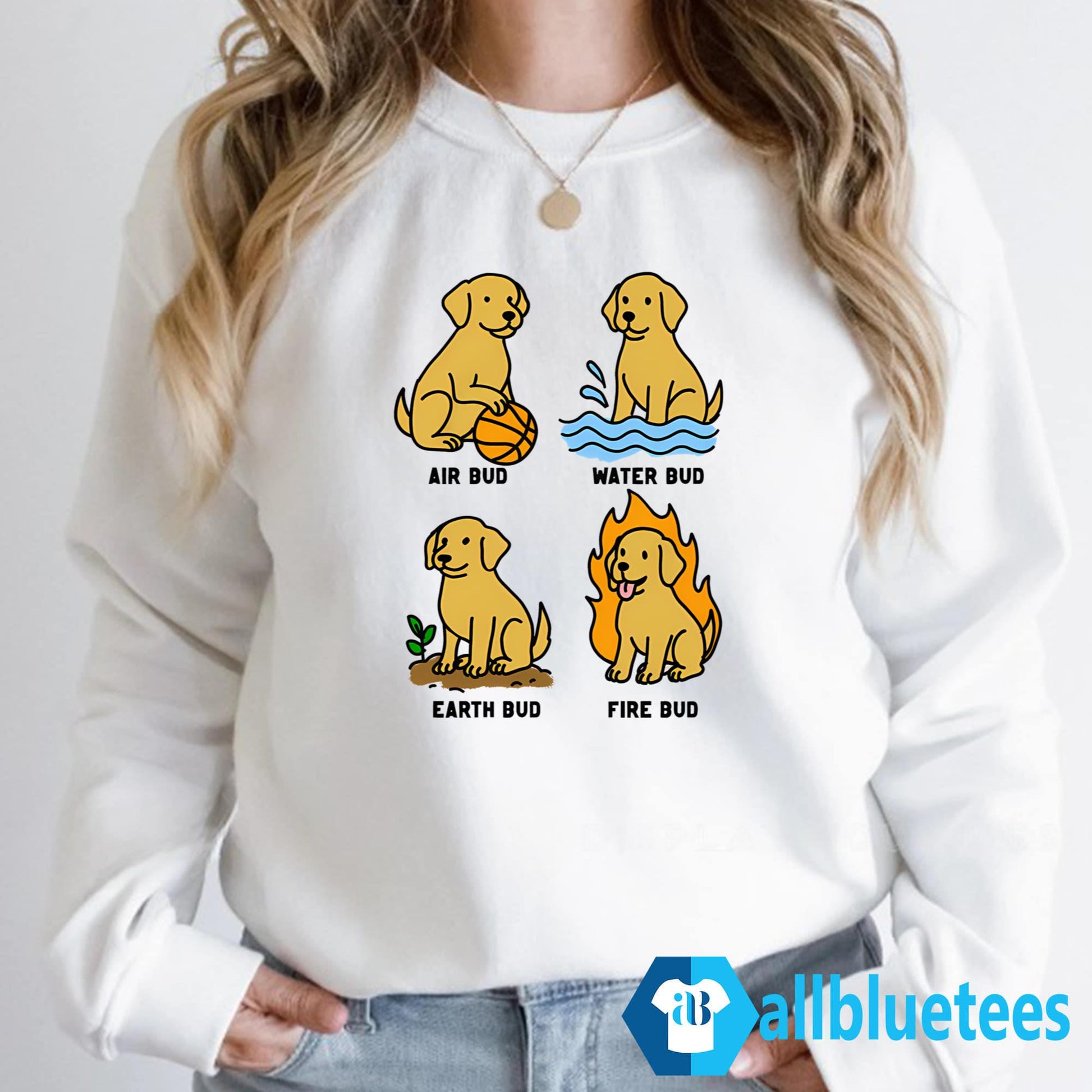 Elemental Bud Air Bud Water Bub Earth Bub Fire Bud Shirt
