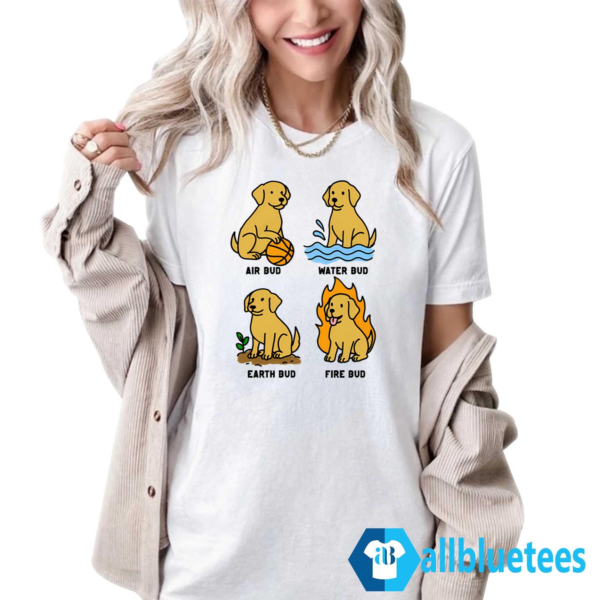 Elemental Bud Air Bud Water Bub Earth Bub Fire Bud Shirt