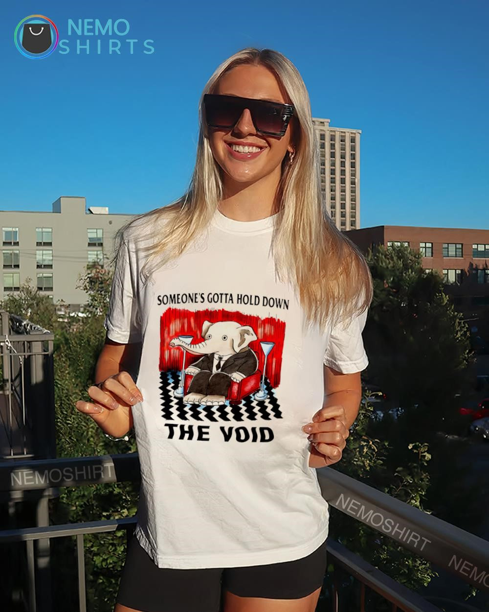 Elephant someone’s gotta hold down the void shirt