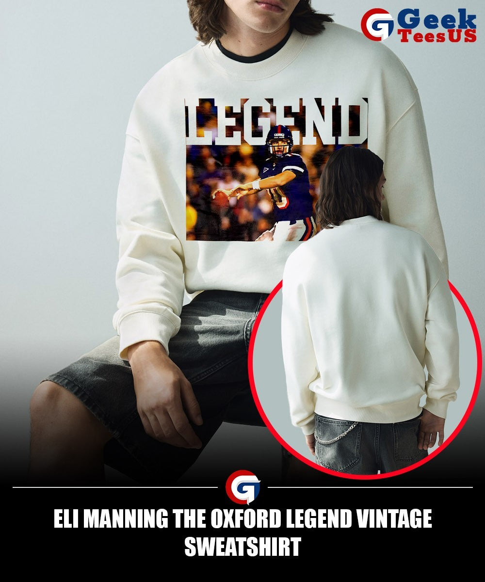 Eli Manning the Oxford Legend vintage shirt