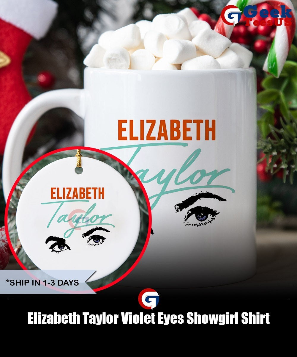 Elizabeth Taylor Violet Eyes Showgirl Shirt
