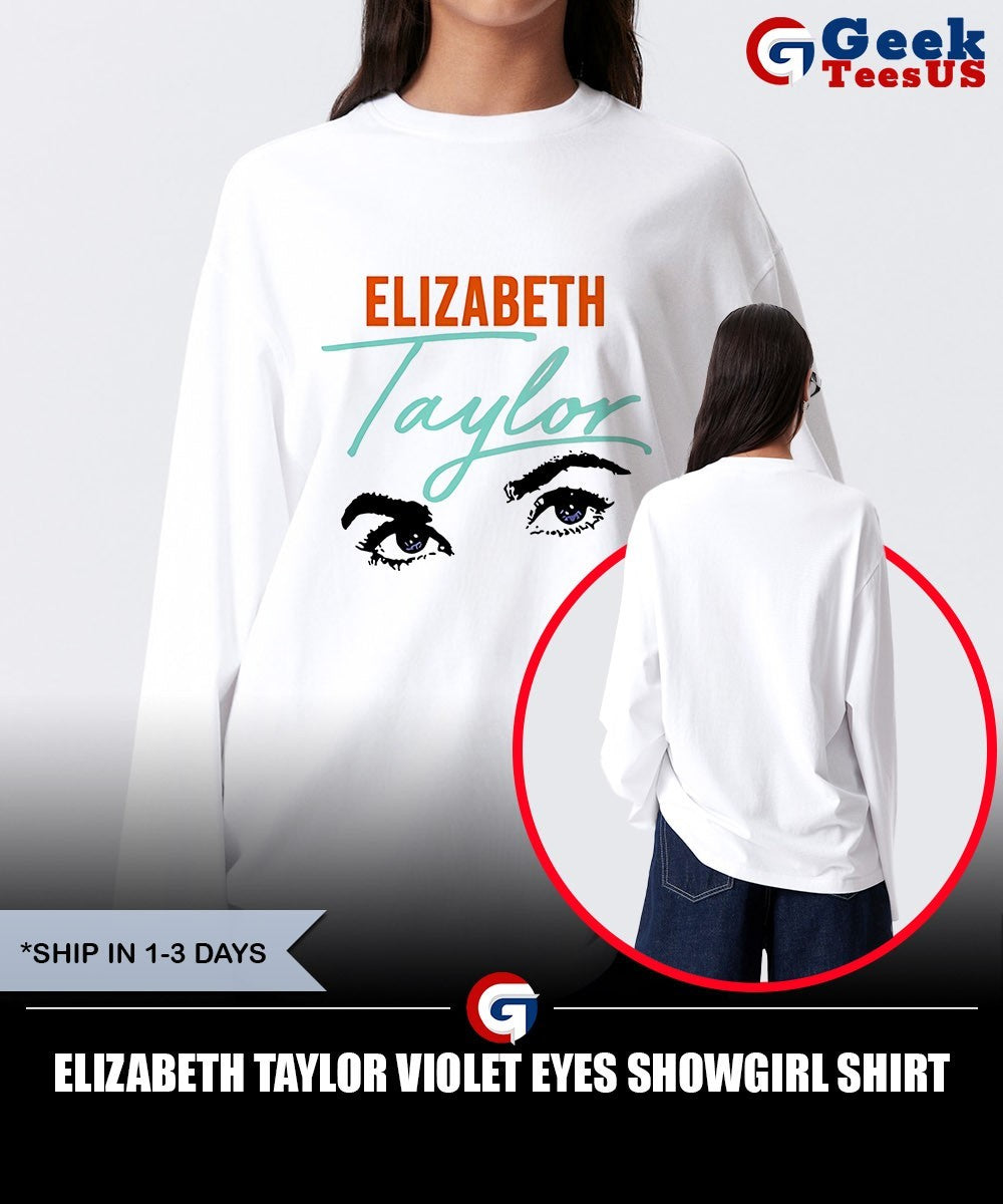 Elizabeth Taylor Violet Eyes Showgirl Shirt